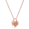 70%  DISCOUNT 18ct Rose Gold Vermeil on Sterling Silver  Roaring Flame  Fire Pendant Necklace